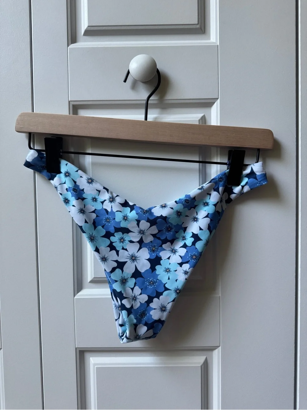 Kulani Kinis Blue Floral Girls' Bikini Bottoms