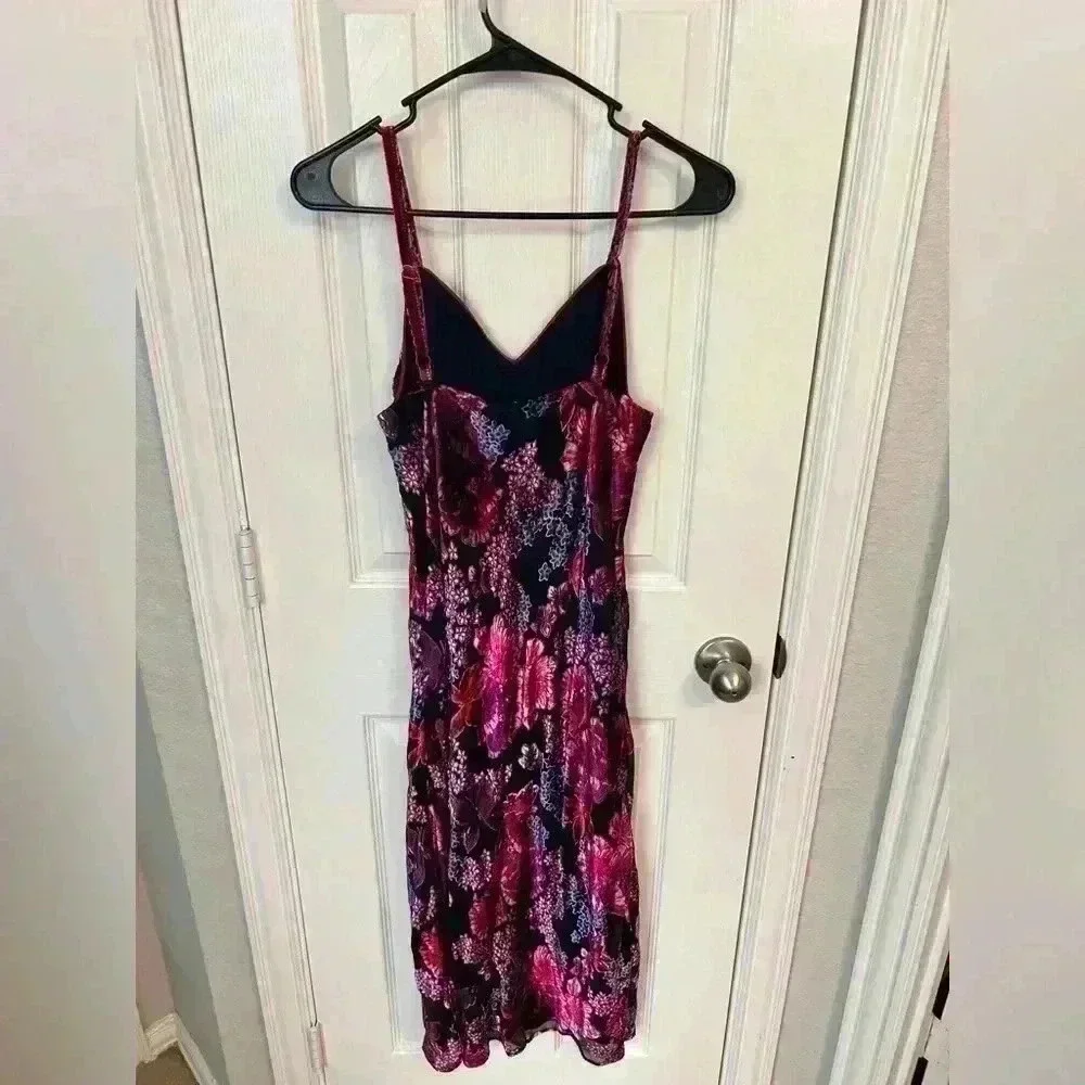 HALE BOB Silk-blend Midi Dress Size S