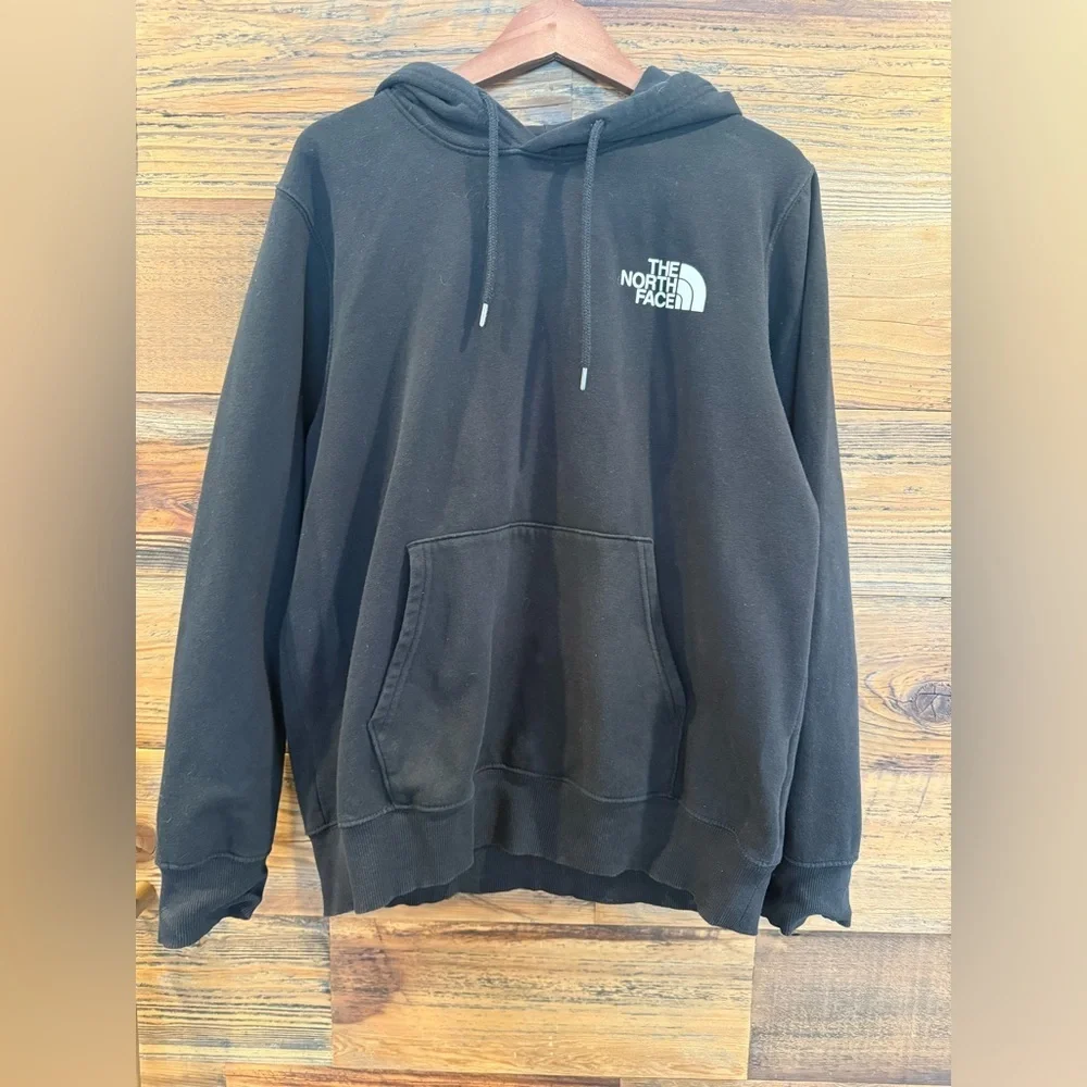 The North Face Men's Cotton Charcoal Black Hoodie