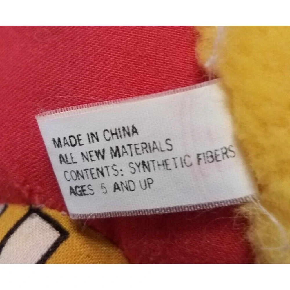 Vintage Plush Wiceway Inc‎ Duck wearing a shirt and hat 8