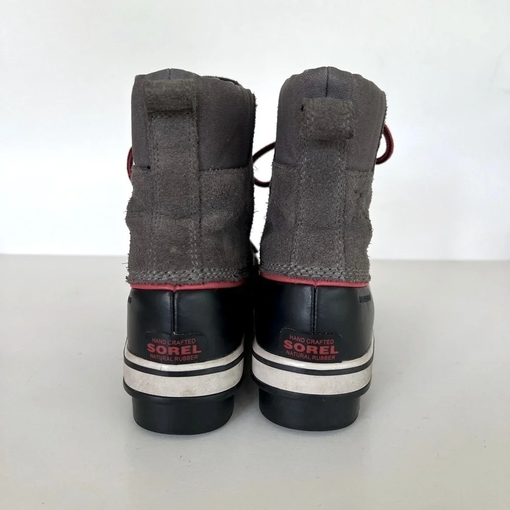 Sorel Slimpack II Youth Big Kids Lace Waterproof Winter Snow Boots, size 4