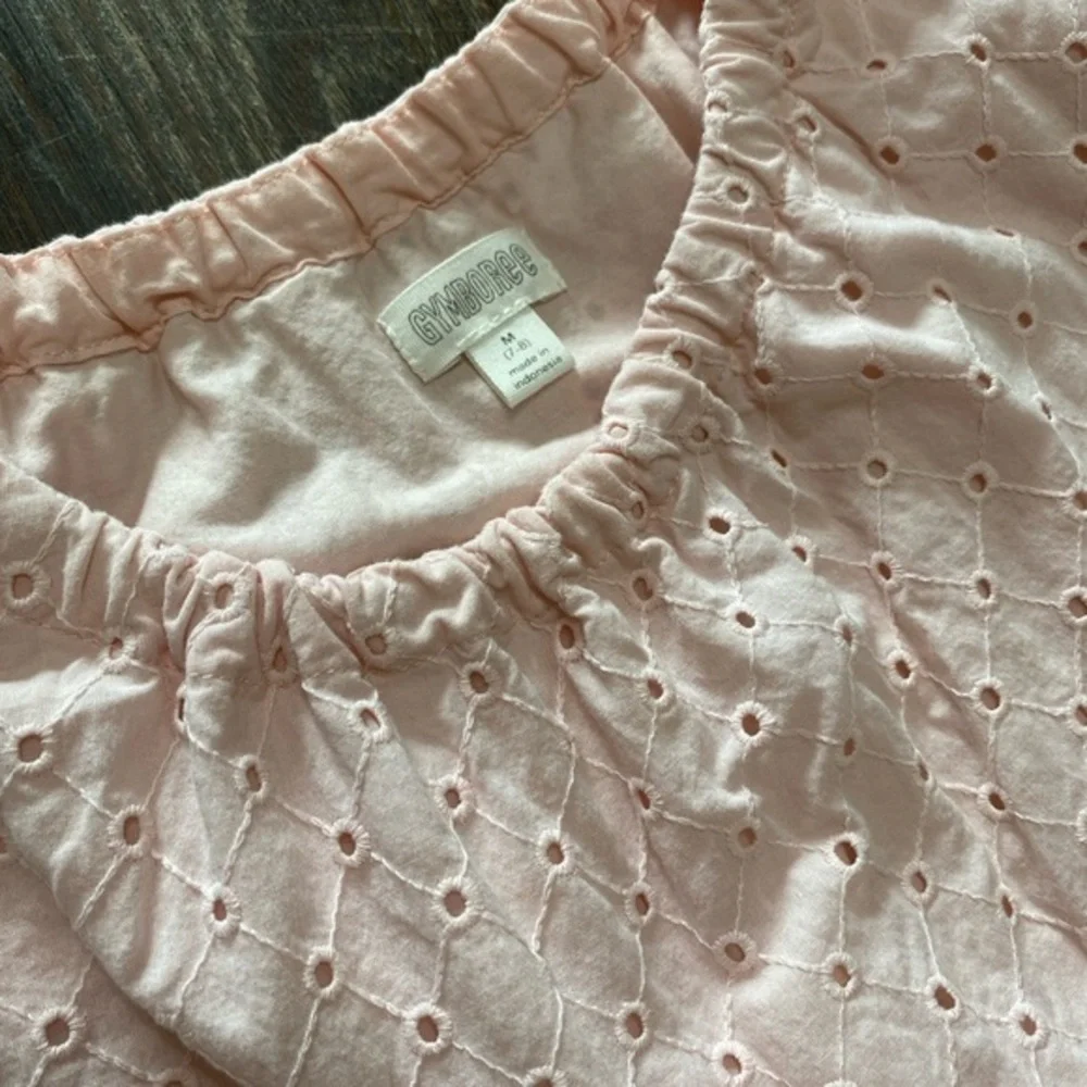 Gymboree Light Pink Eyelet dress size‎ 8
