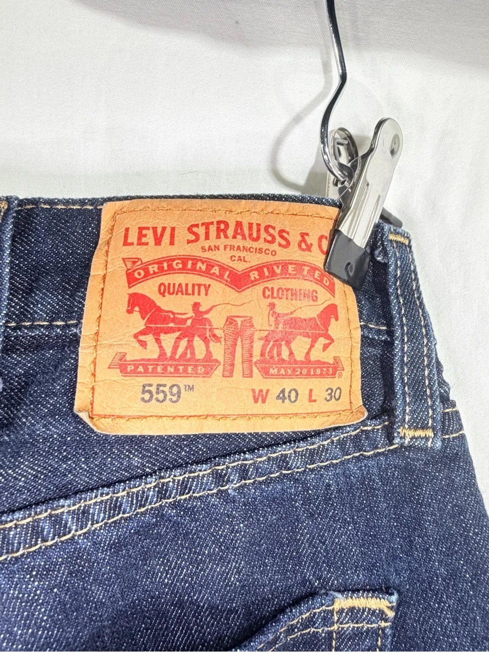 Levi's Men's Indigo Relaxed Straight Jeans