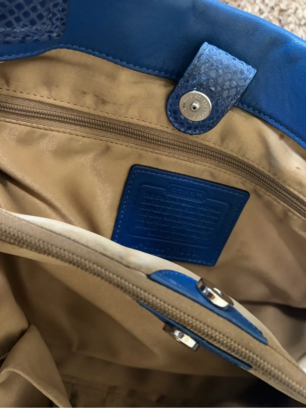 Coach penelope cobalt