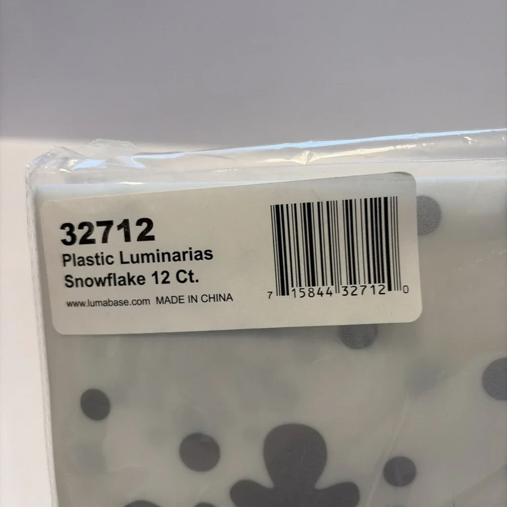 Lumabase plastic luminaria