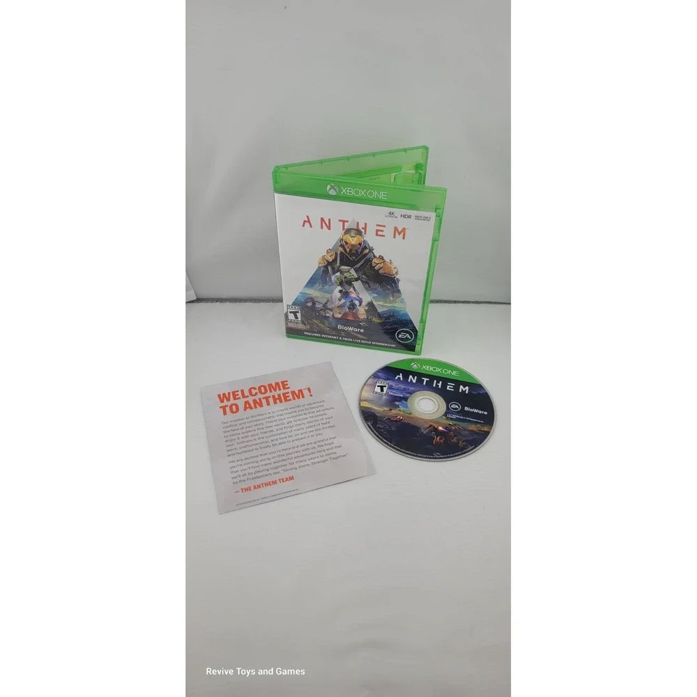 Anthem (Microsoft Xbox One, 2019)‎ Game and Case Tested and Working Great Cond.
