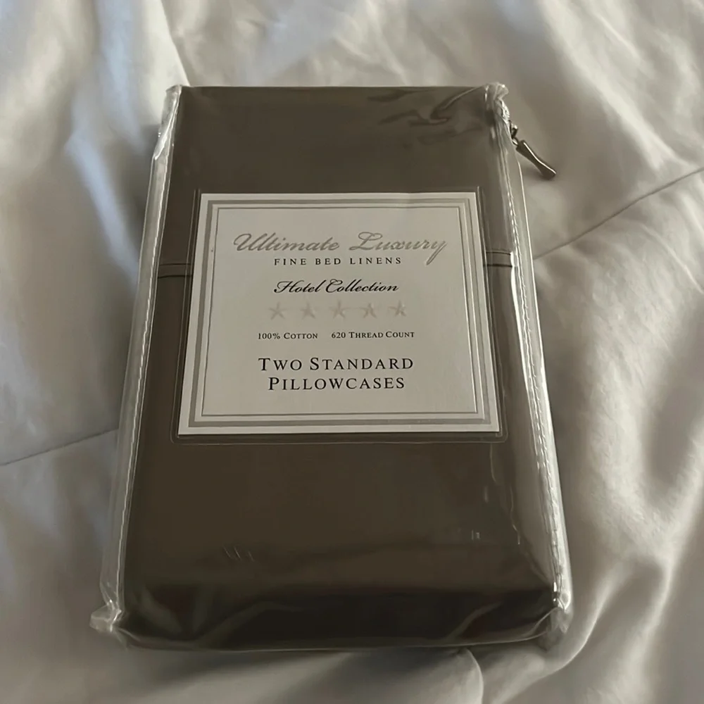 Ultimate Luxury Hotel Collection Pillowcases - Moss Green Bed Bath and Beyond