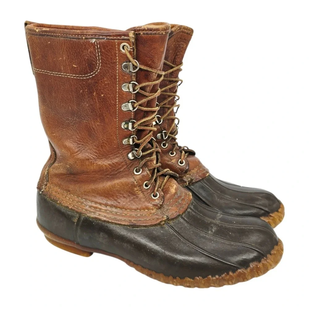 Vintage LL Bean Boots Mens 11 M Gore-Tex Thinsulate Maine Hunting Made in USA