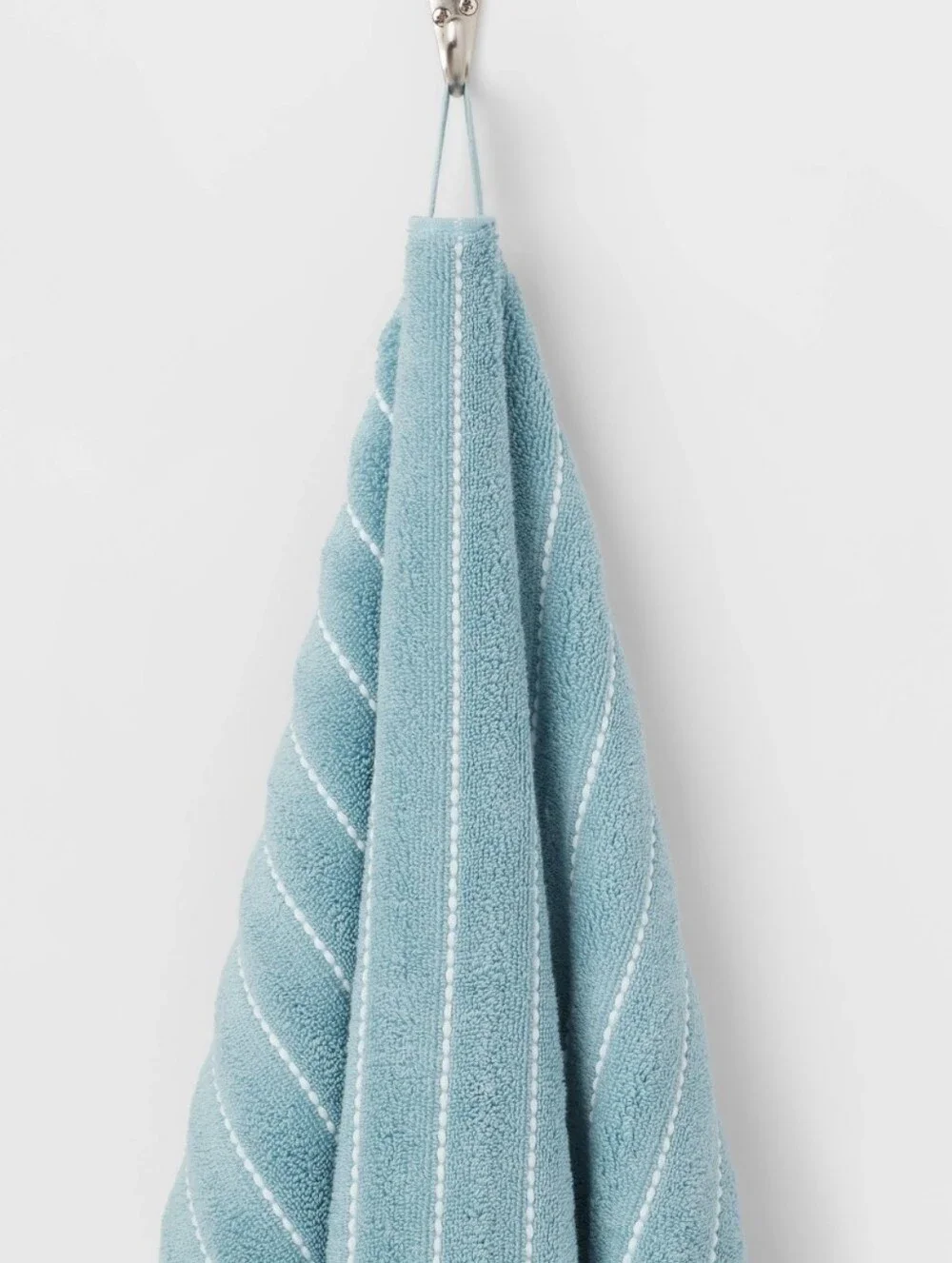 Threshold Striped Oversized Performance Plus Bath Towel Set Of 2 Nwt