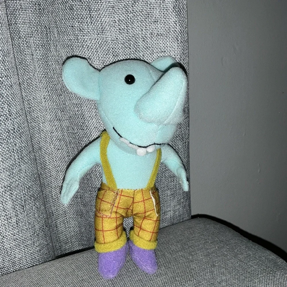 1998 Catdog Cat-dog Winslow Blue Mouse Plush 6