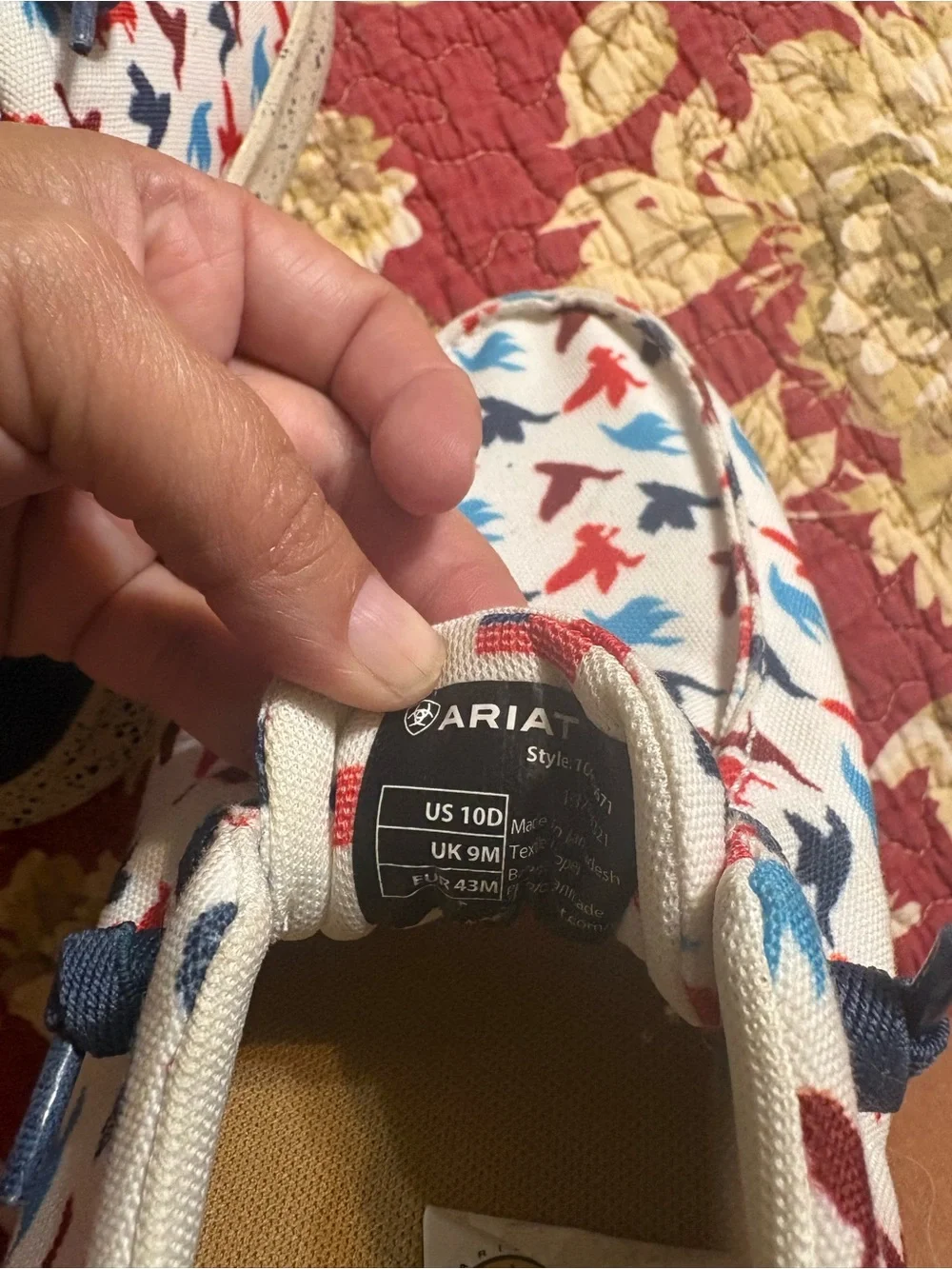 Ariat lightweight canvas