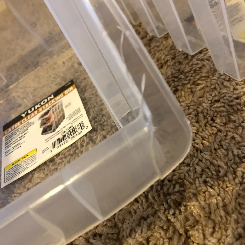N/A clear stackable