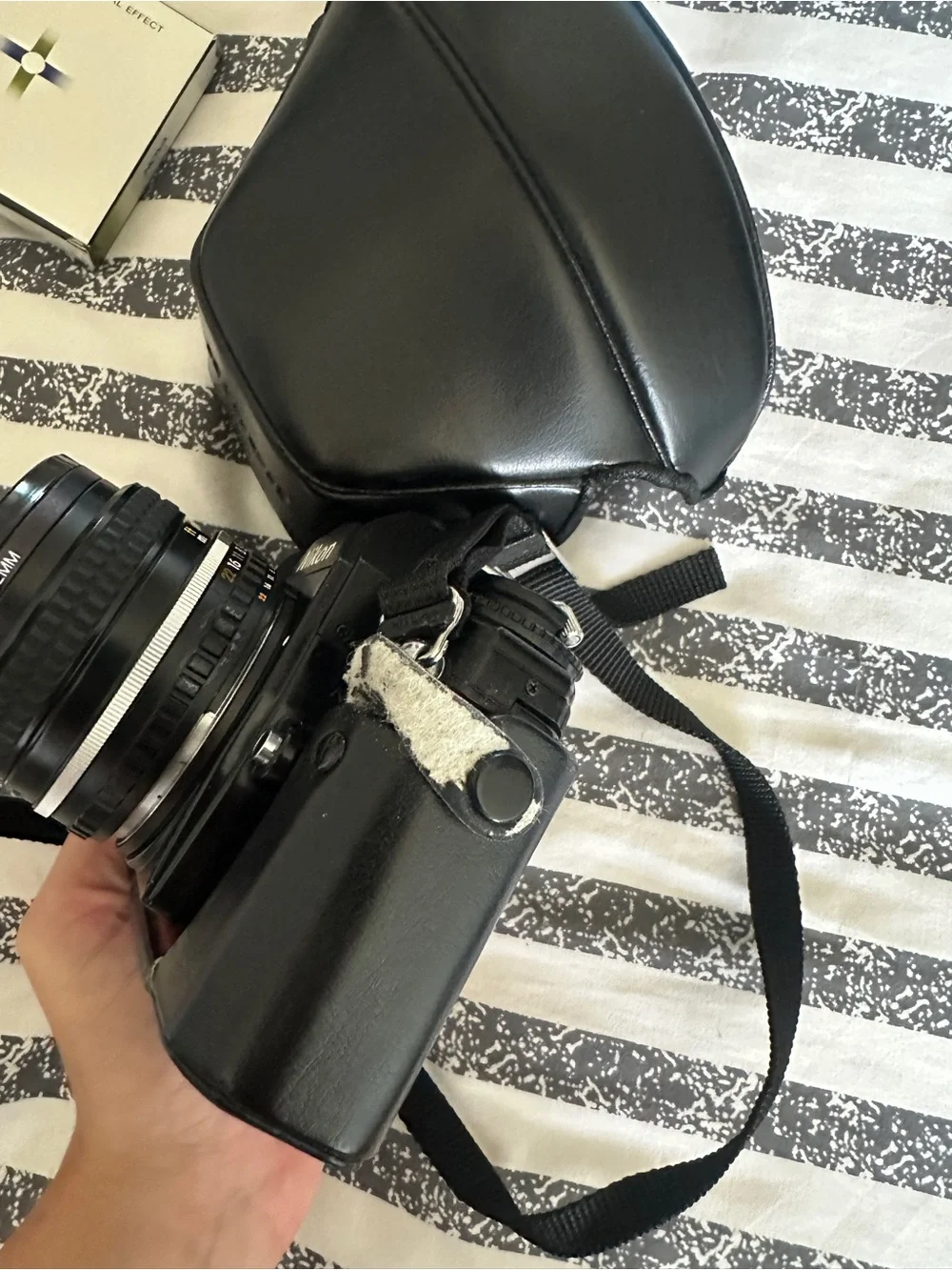Vintage ‘93 Nikon EM 35mm Film Camera with 3 Lenses & Accessories