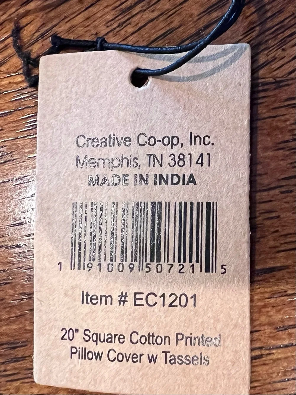 Creative Co-Op 20” square