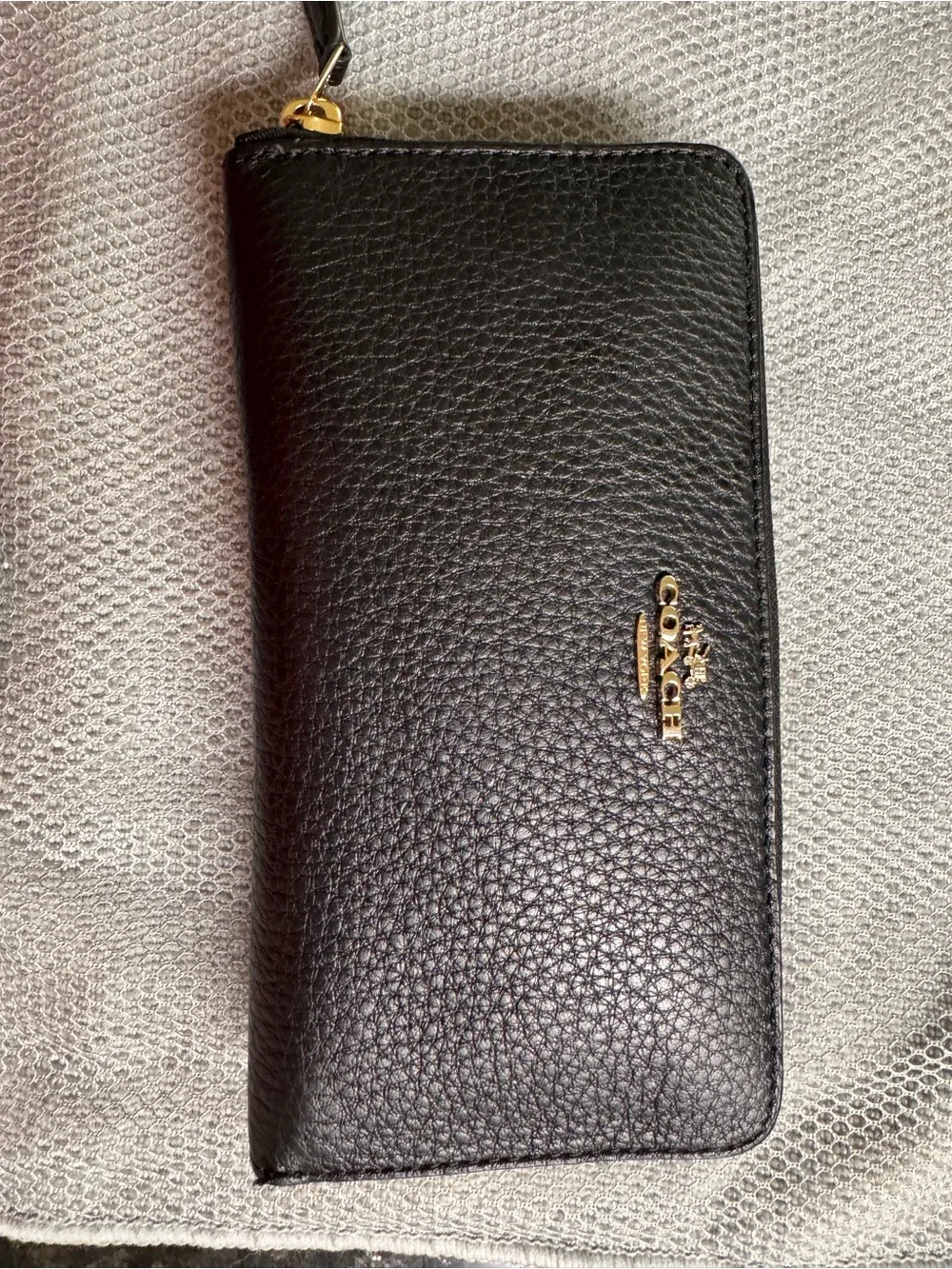 Coach pebbled leather