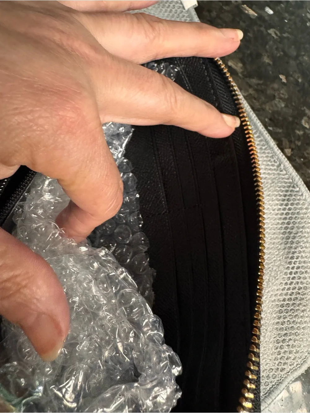 Coach pebbled leather