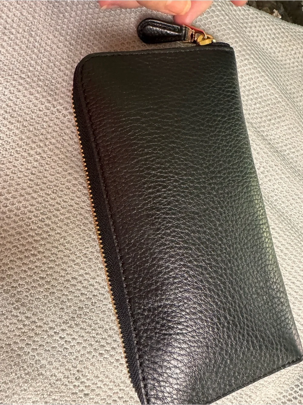 Coach pebbled leather