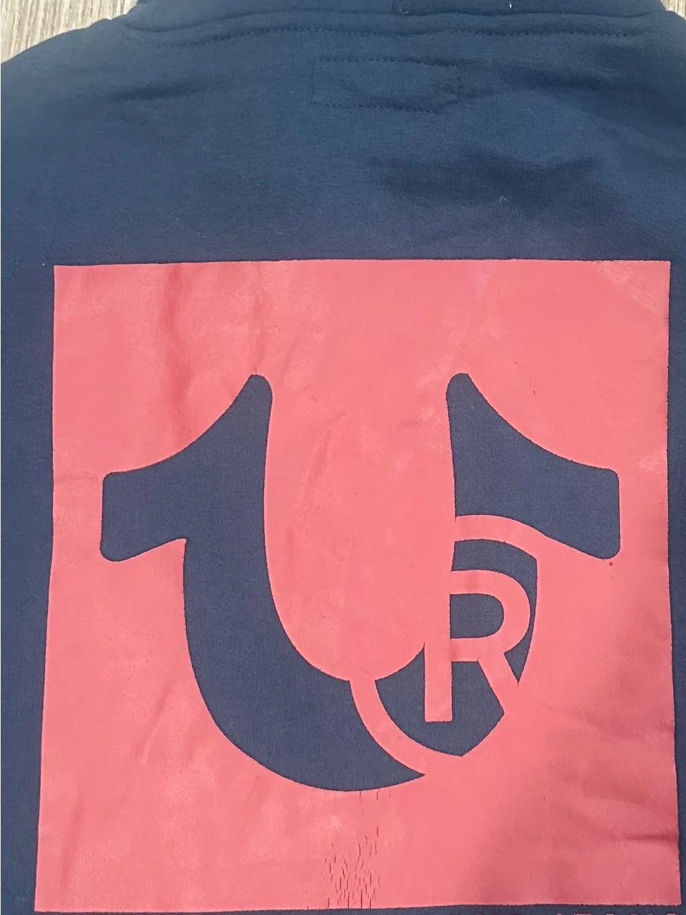 True Religion tag branding no