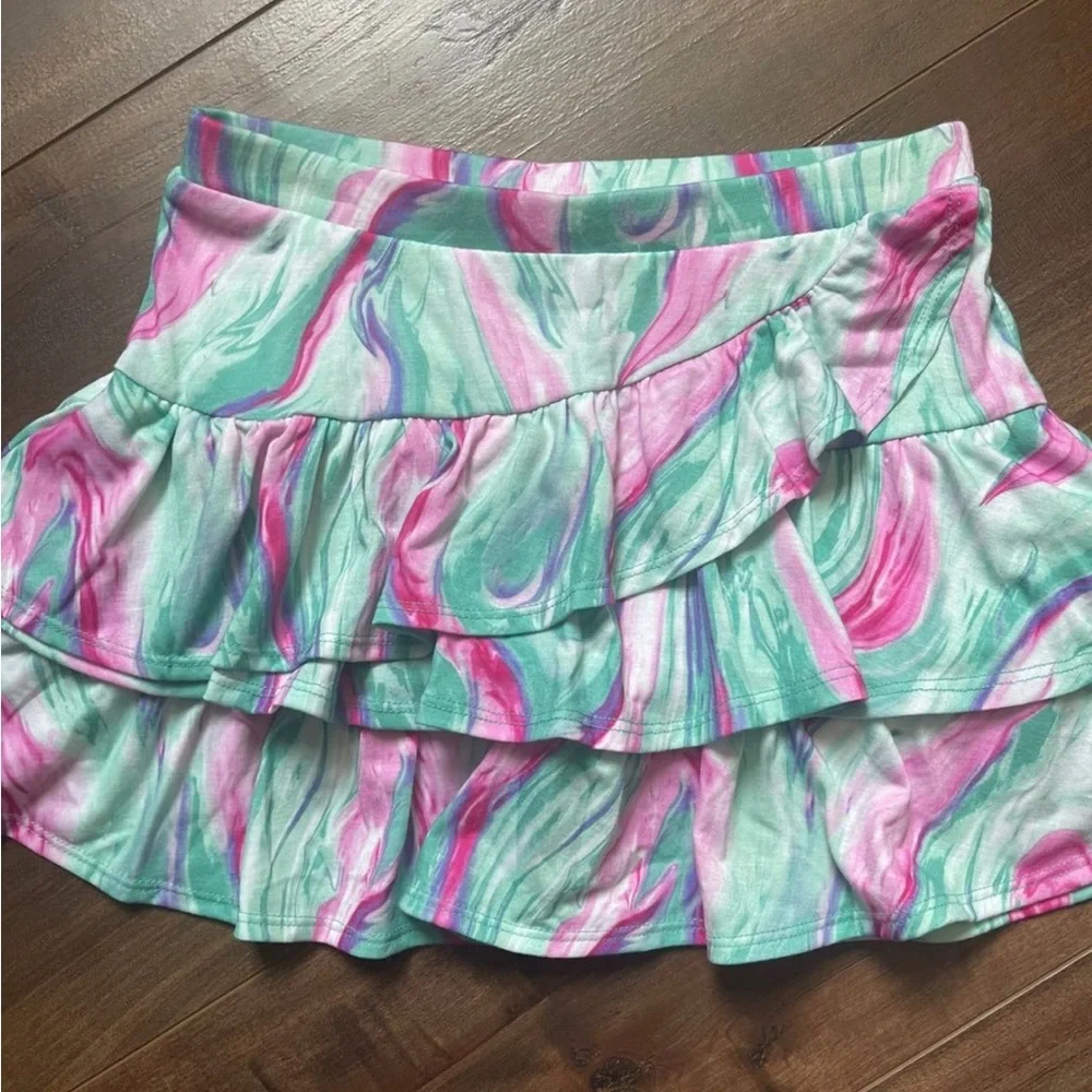 Lot of 3 Justice girls skirts skorts casual summer spring 10