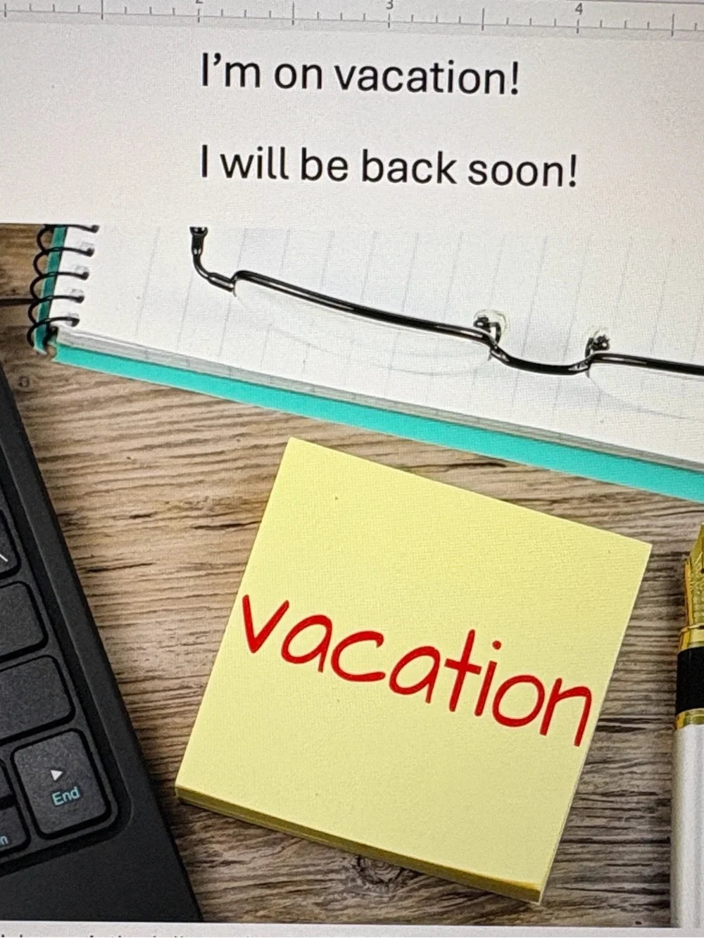 On vacation!