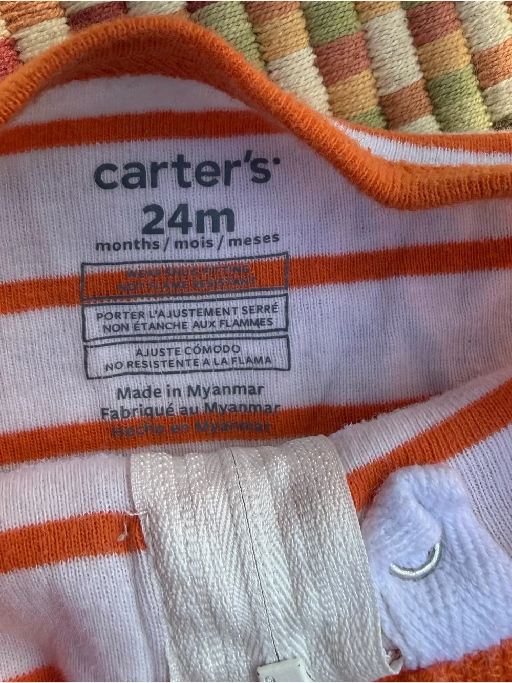 Carters soft striped