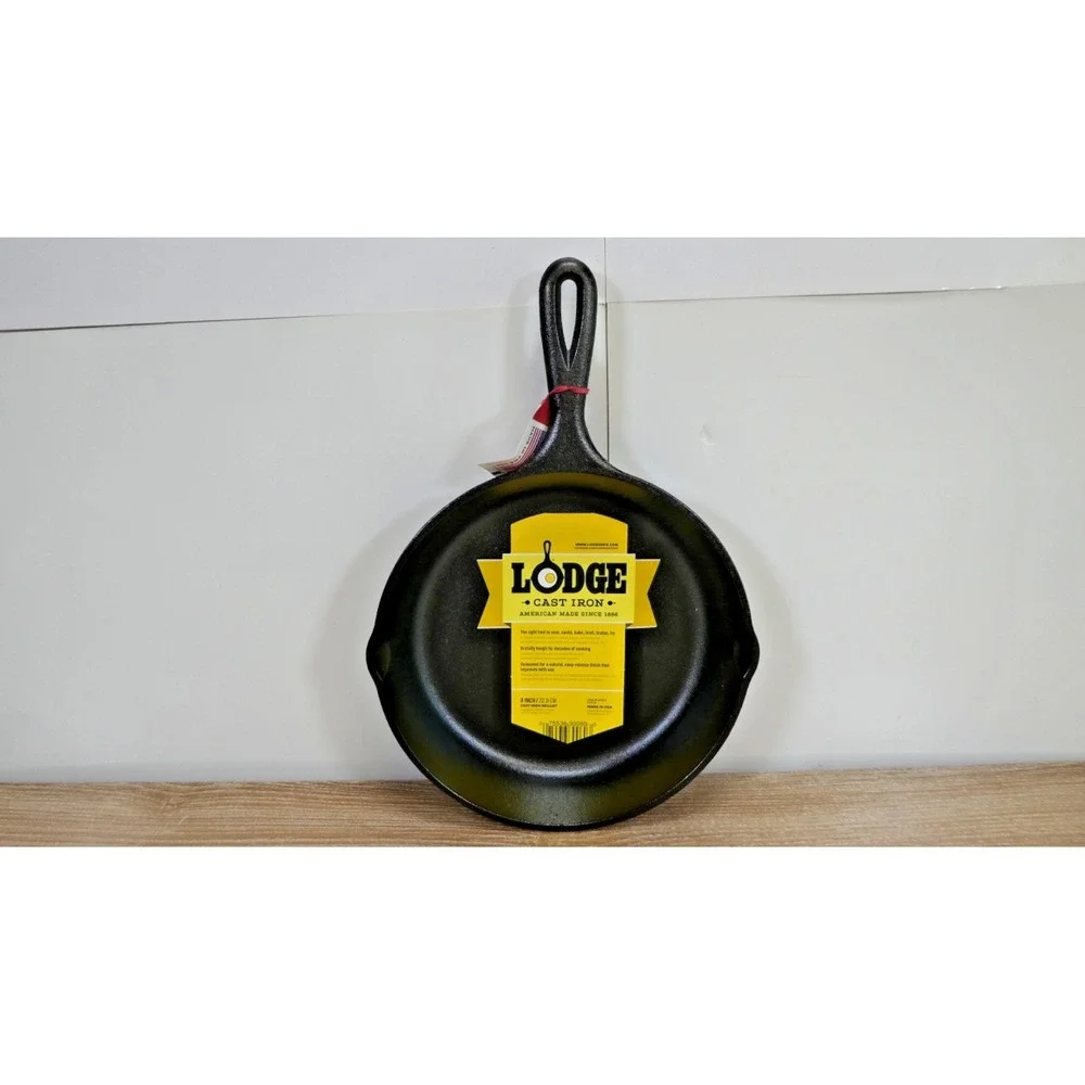 Lodge New with Tag 9-Inch Cast Iron Skillet