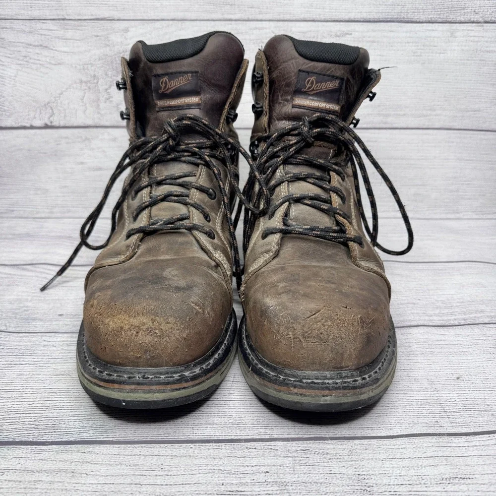 Danner Steel Yard 6 Inch Brown ST Steel Toe Work Boots Mens‎ 11.5 D
