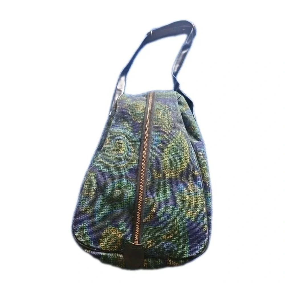 Vintage Paisley Tapestry Print bag Made‎ In Japan Groovy Psychedelic Colors