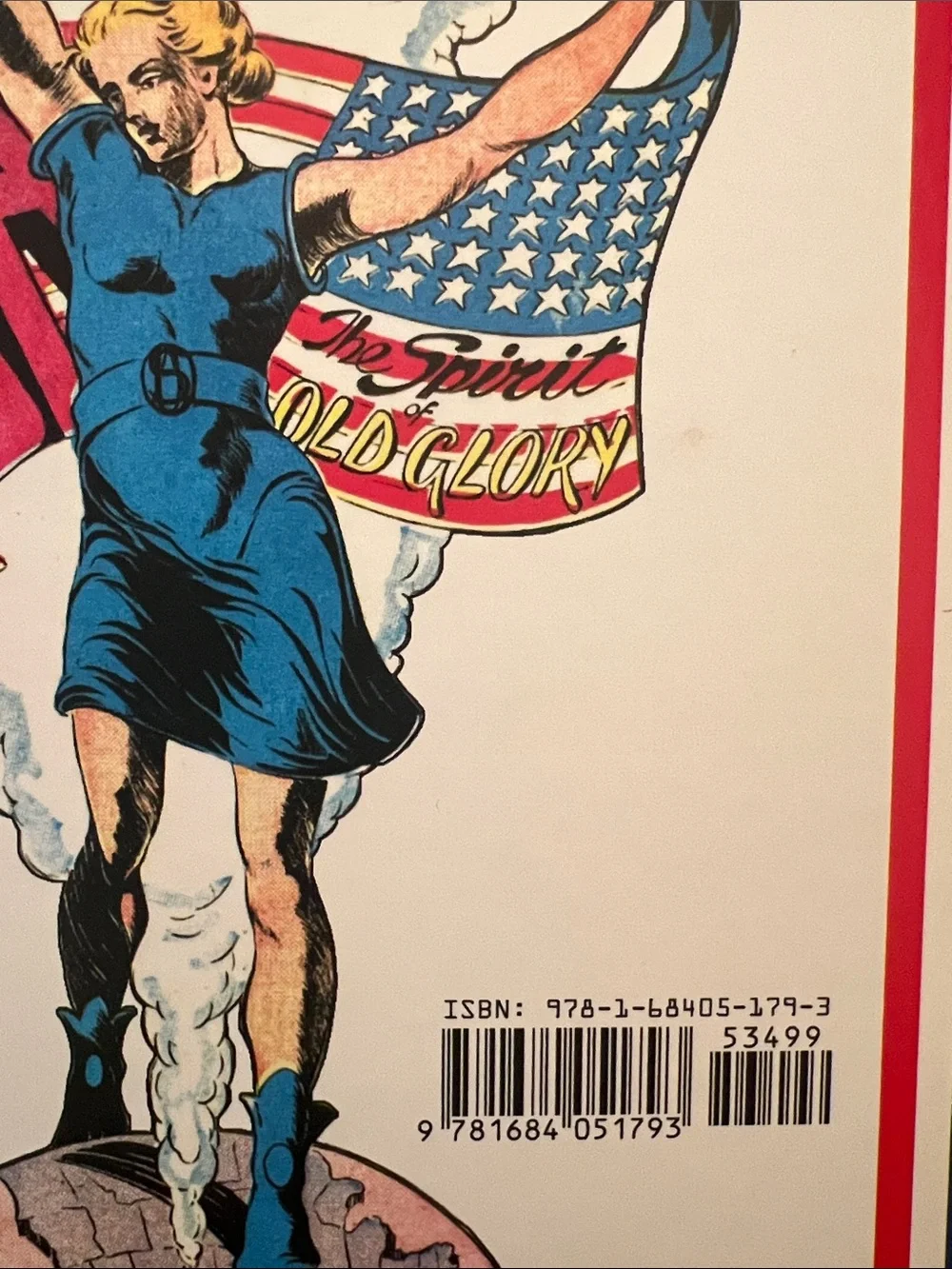 #2480**Patriotic Heroes Comic Art Print - Red, White & Blue