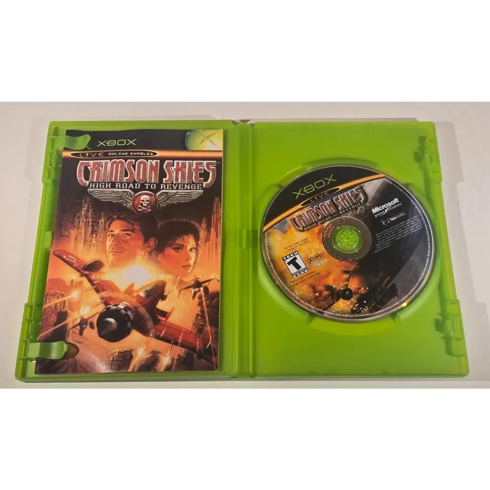 Original Xbox Game Lot Enter the Matrix Mission Impossible Crimson Skies