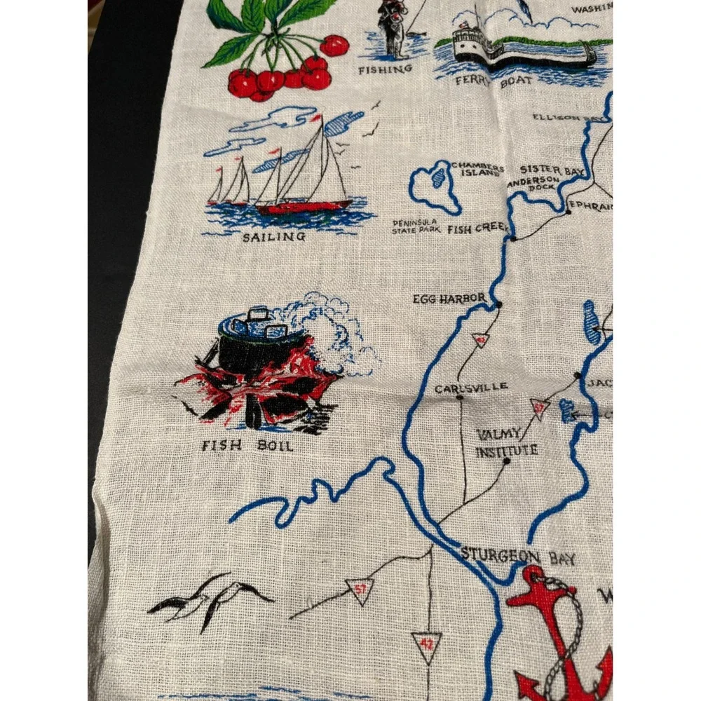 Vintage linen tea