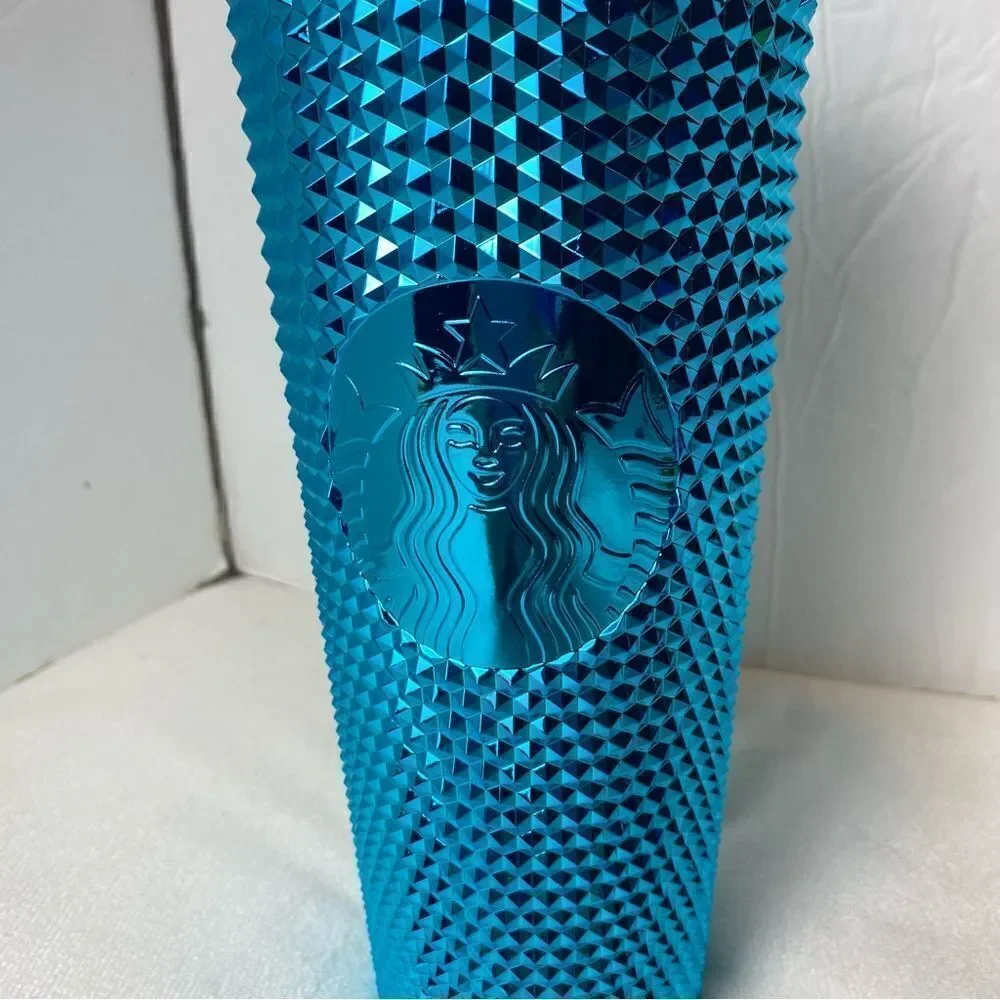 Starbucks blue chrome