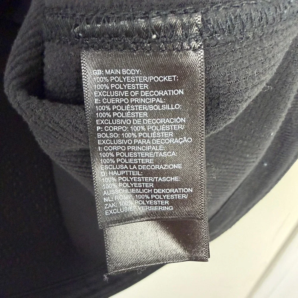 The North Face WindWall Vest Mens Large Solid Black Softshell Apex No Logos