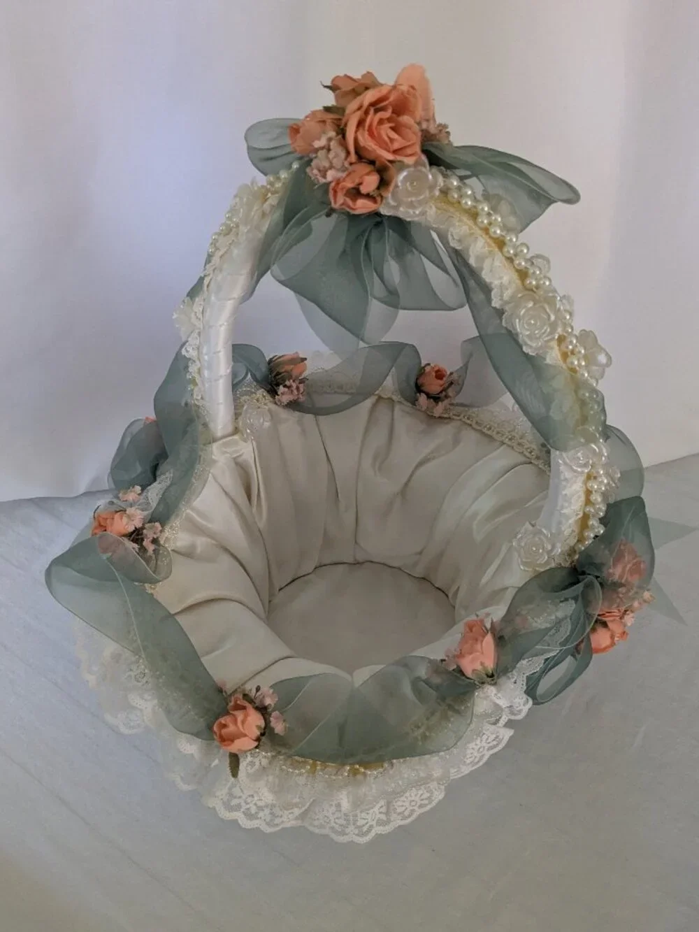 unknown ivory satin