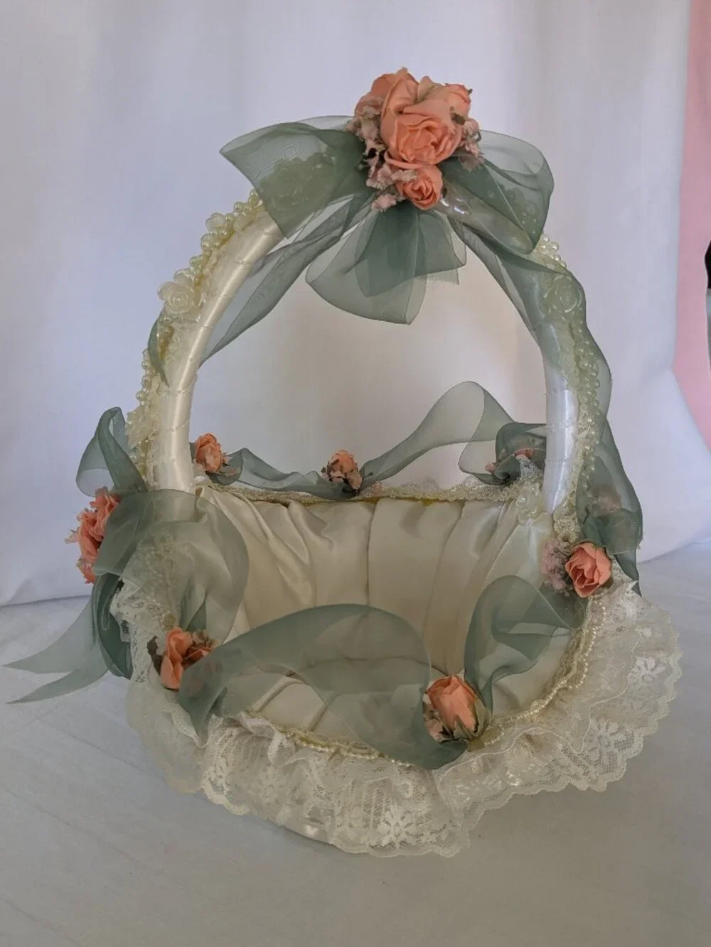 unknown ivory satin