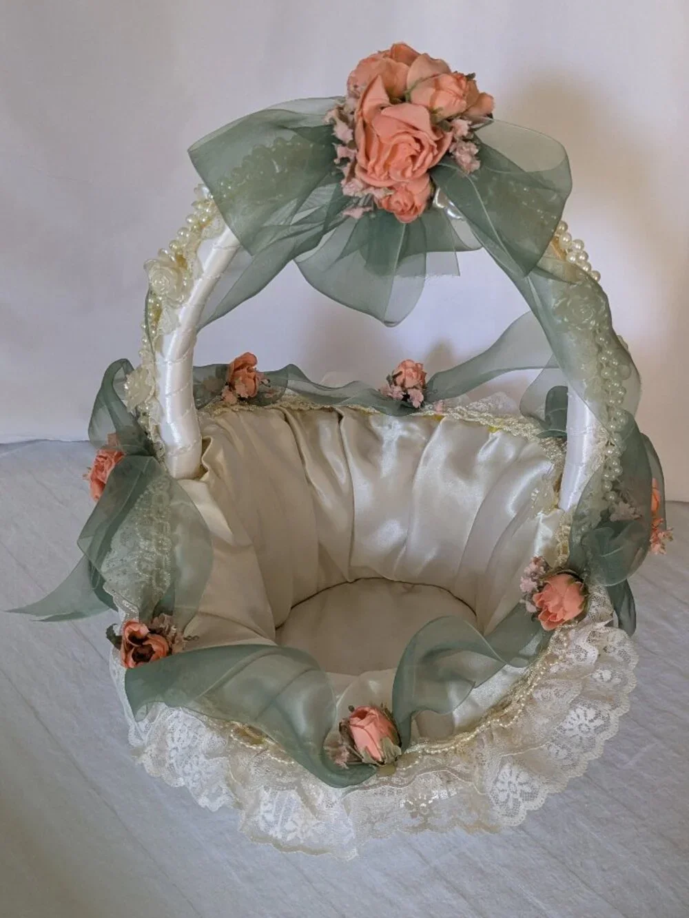 unknown ivory satin