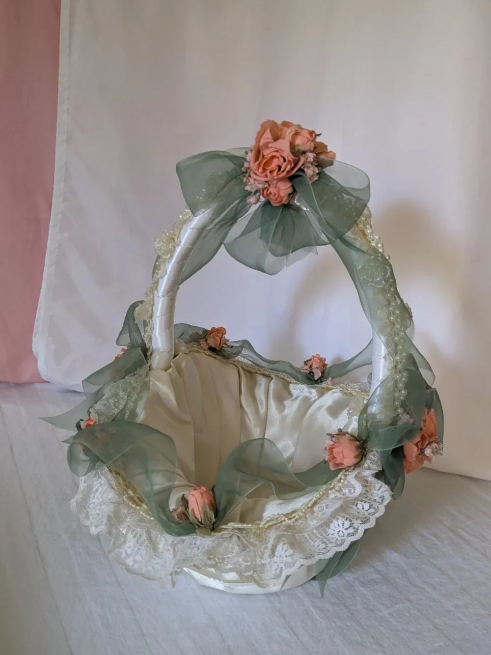 unknown ivory satin