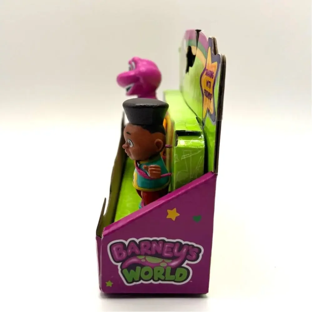 Barney's World by Mattel, Barney and Friend Action Figure Set - New