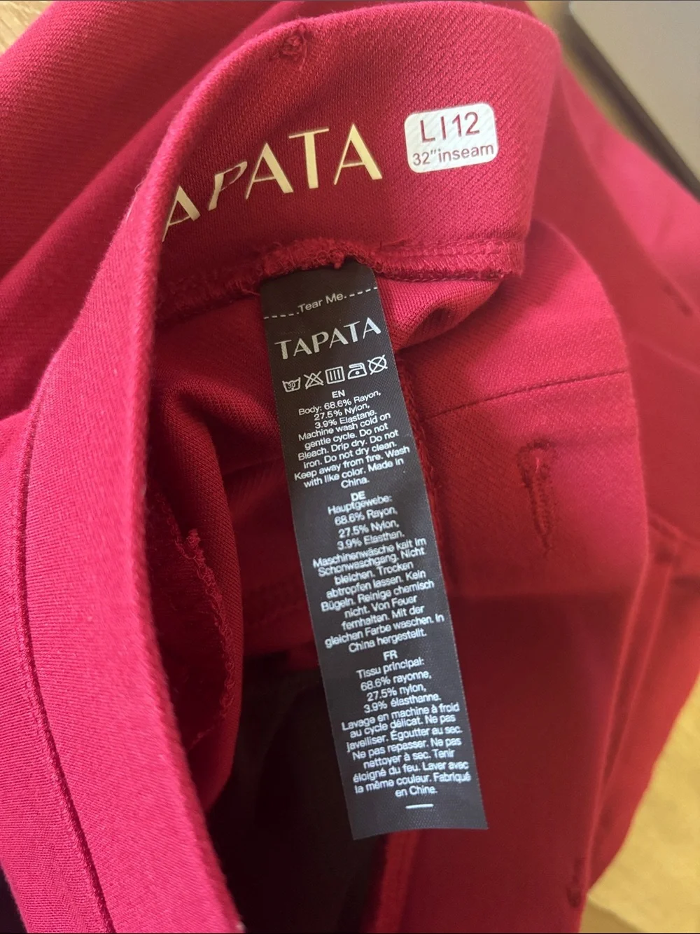 Tapata red wide