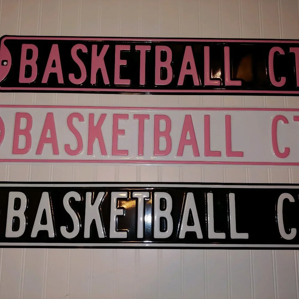 Sports Street Signs metal street
