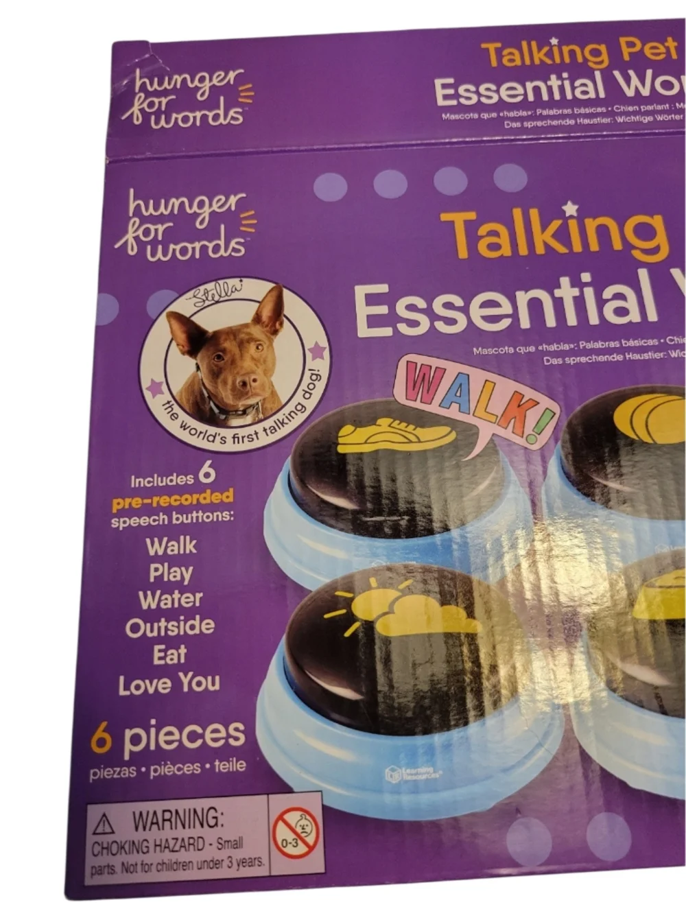 Learning Resources Hunger For Words enclosed booklet
