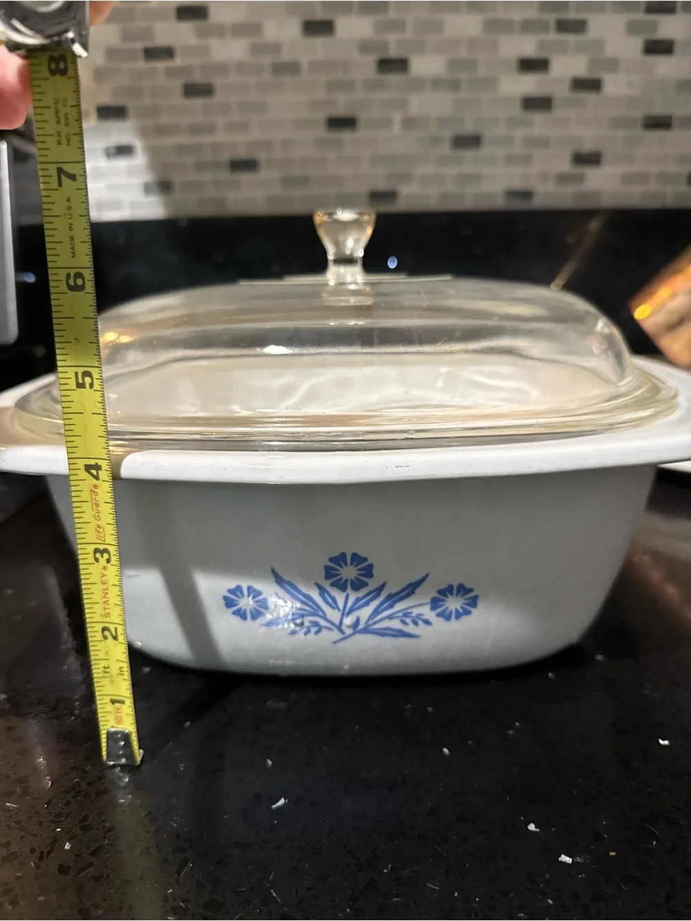Corningware porcelain casserole