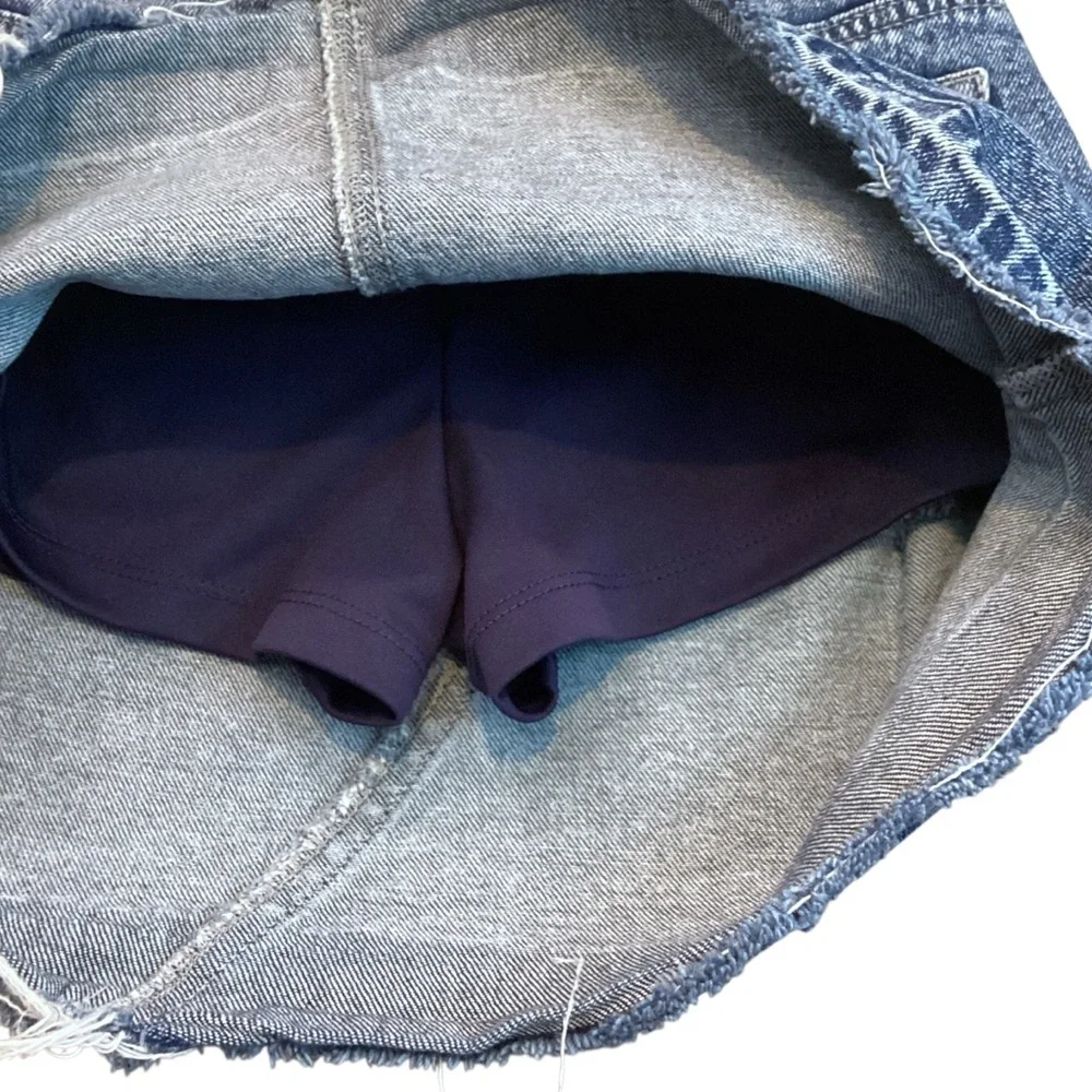 Justice shorts destruction back
