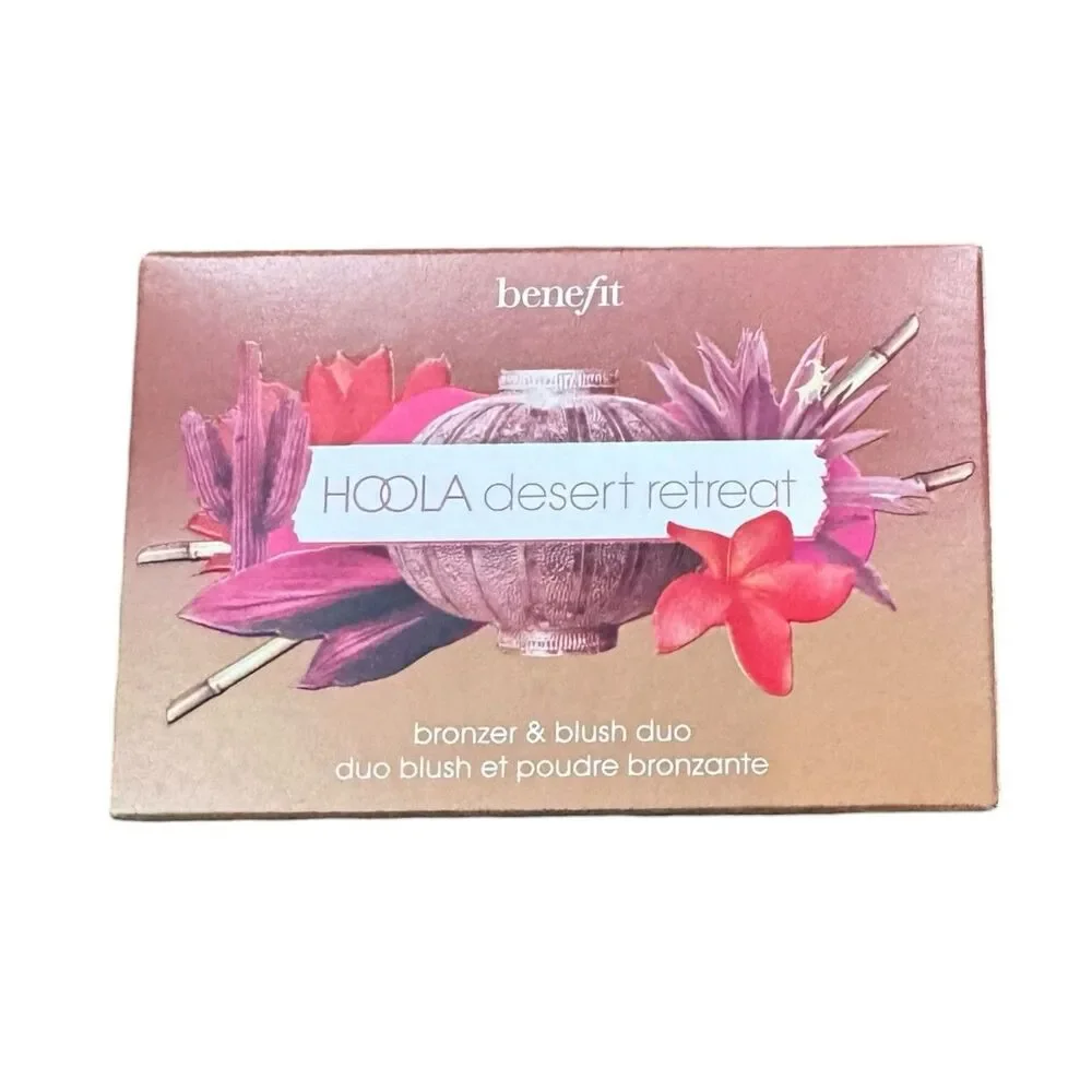 Benefit Hoola Desert Retreat Bronzer Blush Duo Hoola Caramel Terra New In Box
