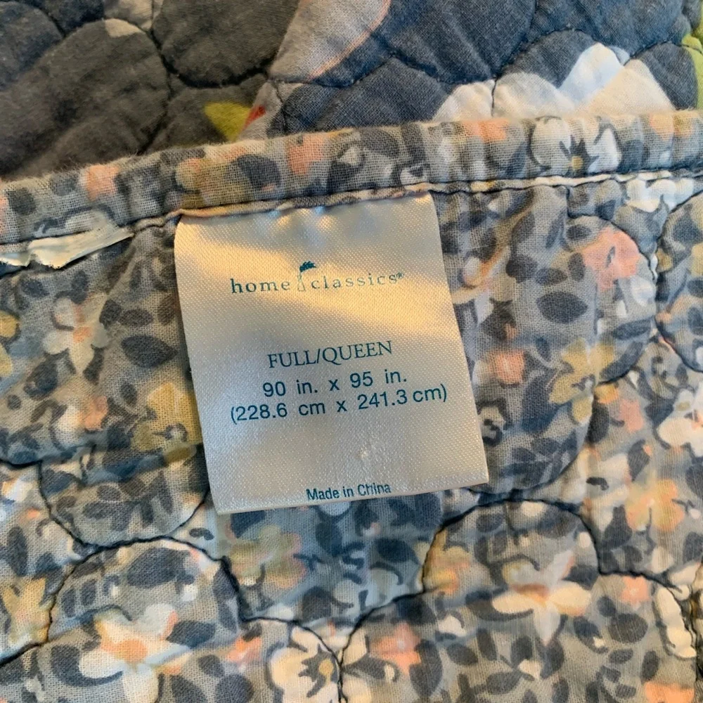 Home Classics floral reversible