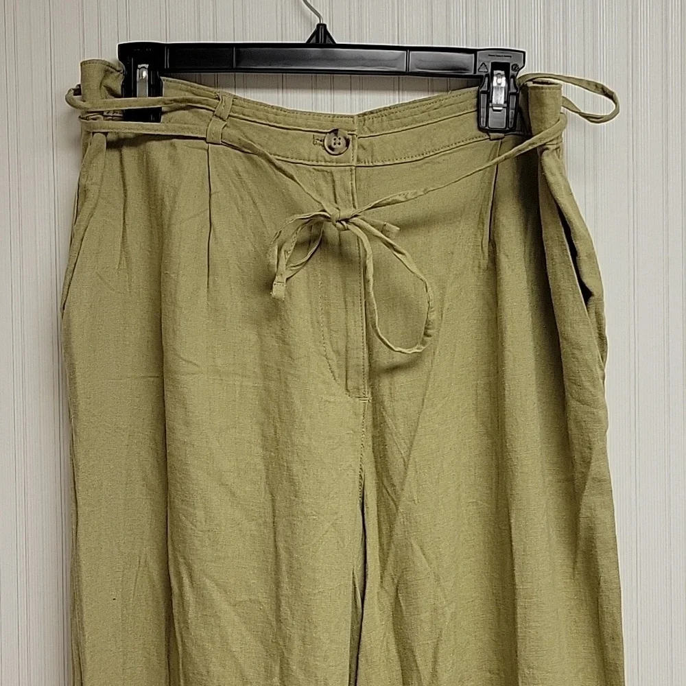 H&M khaki linen
