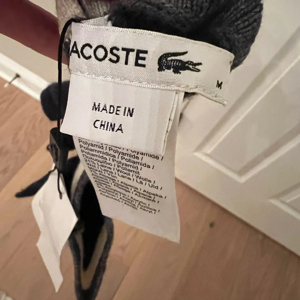 Lacoste navy knit