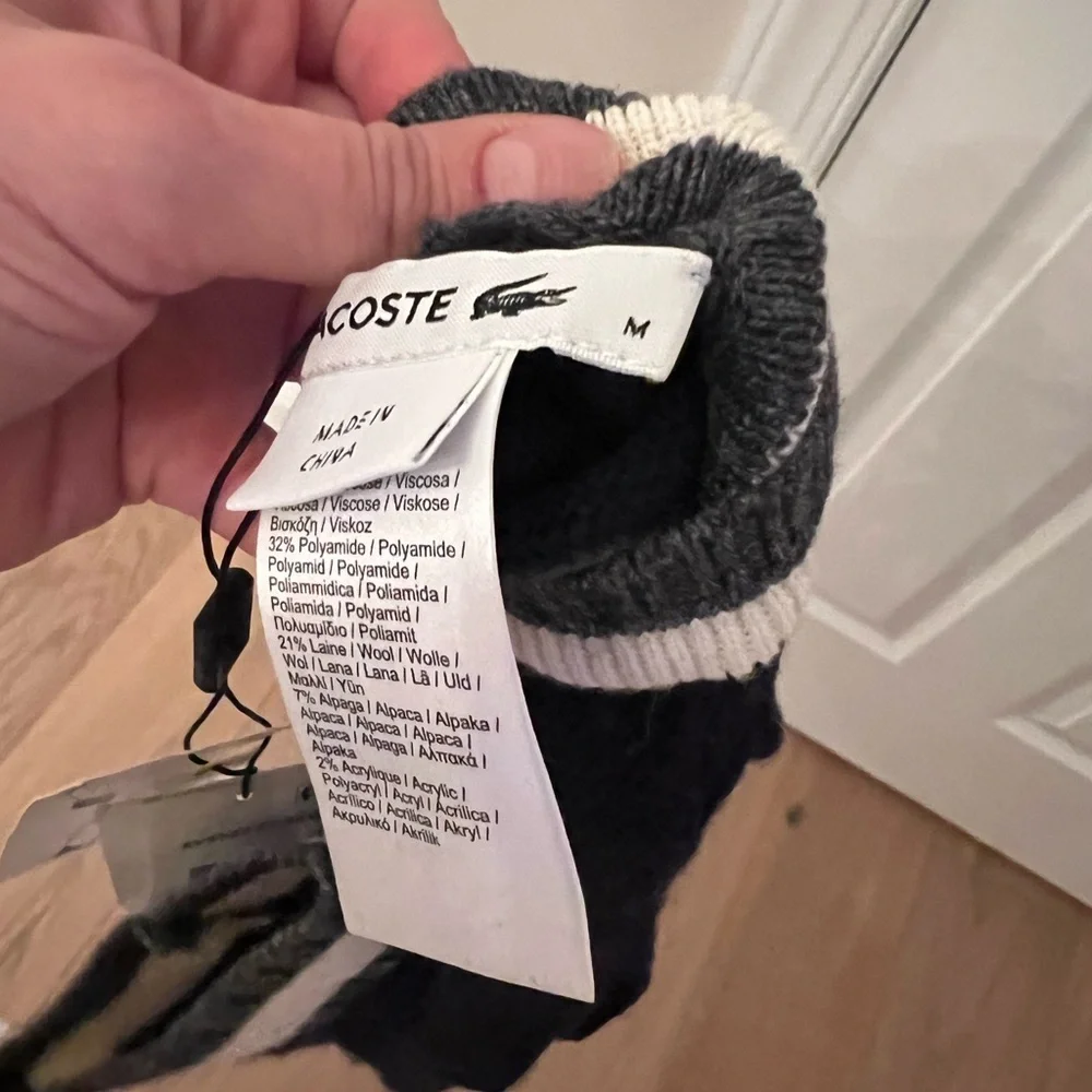 Lacoste navy knit
