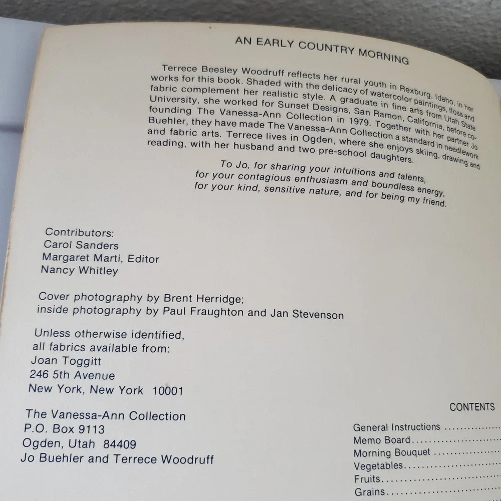 The Vanessa-Ann Collection early country