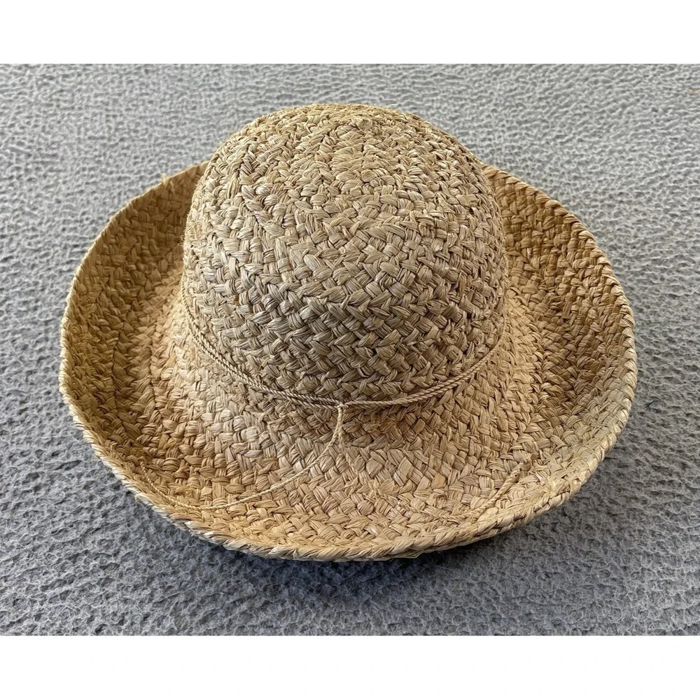 ORVIS Straw Hat Womens Fedora Bucket‎ Brim Fishing Beach Hiking Sun Protection